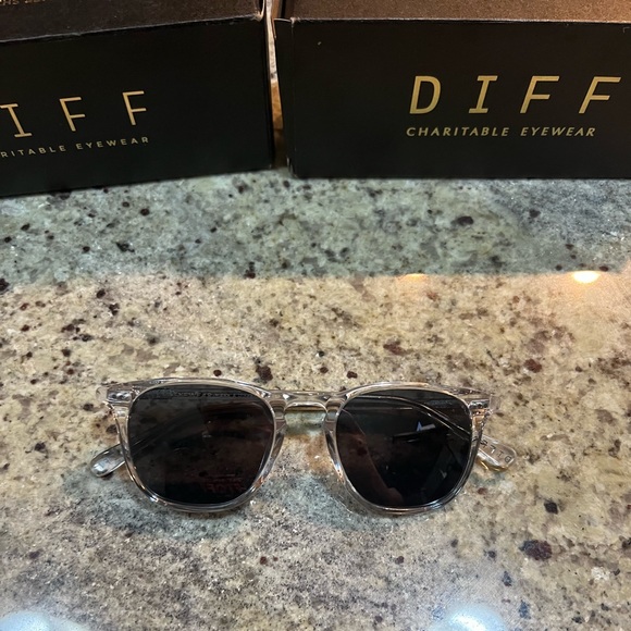 Diff Eyewear Accessories - Diff Eyewear Maxwell Clear Sunglasses